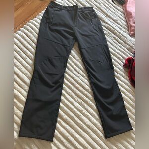 Unisex Medium Black Waterproof Snowpants